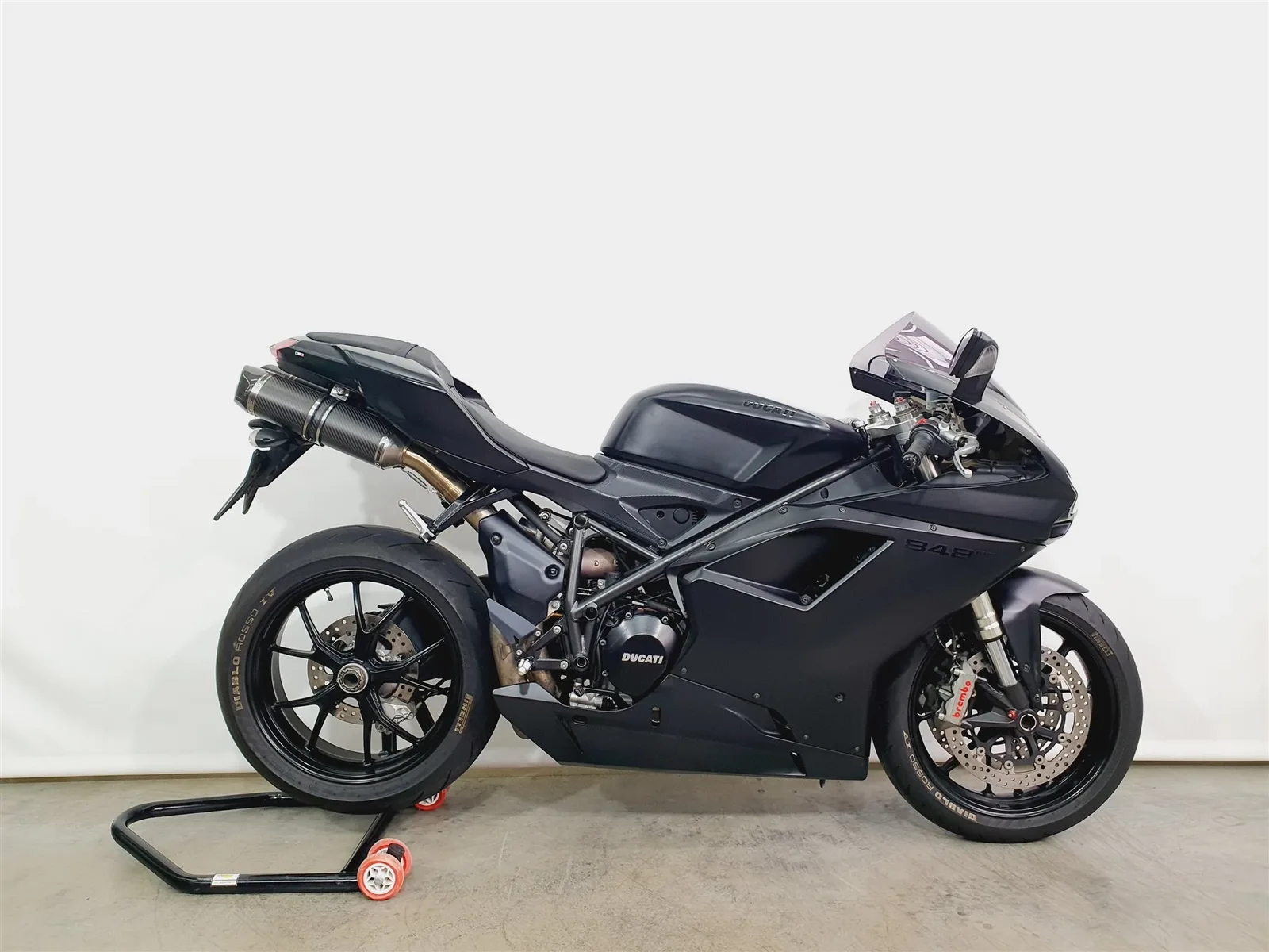 Ducati 848 EVO \*KD NEU\*Shark Sportauspuff\*Black\*Schwarz\*8339km\*