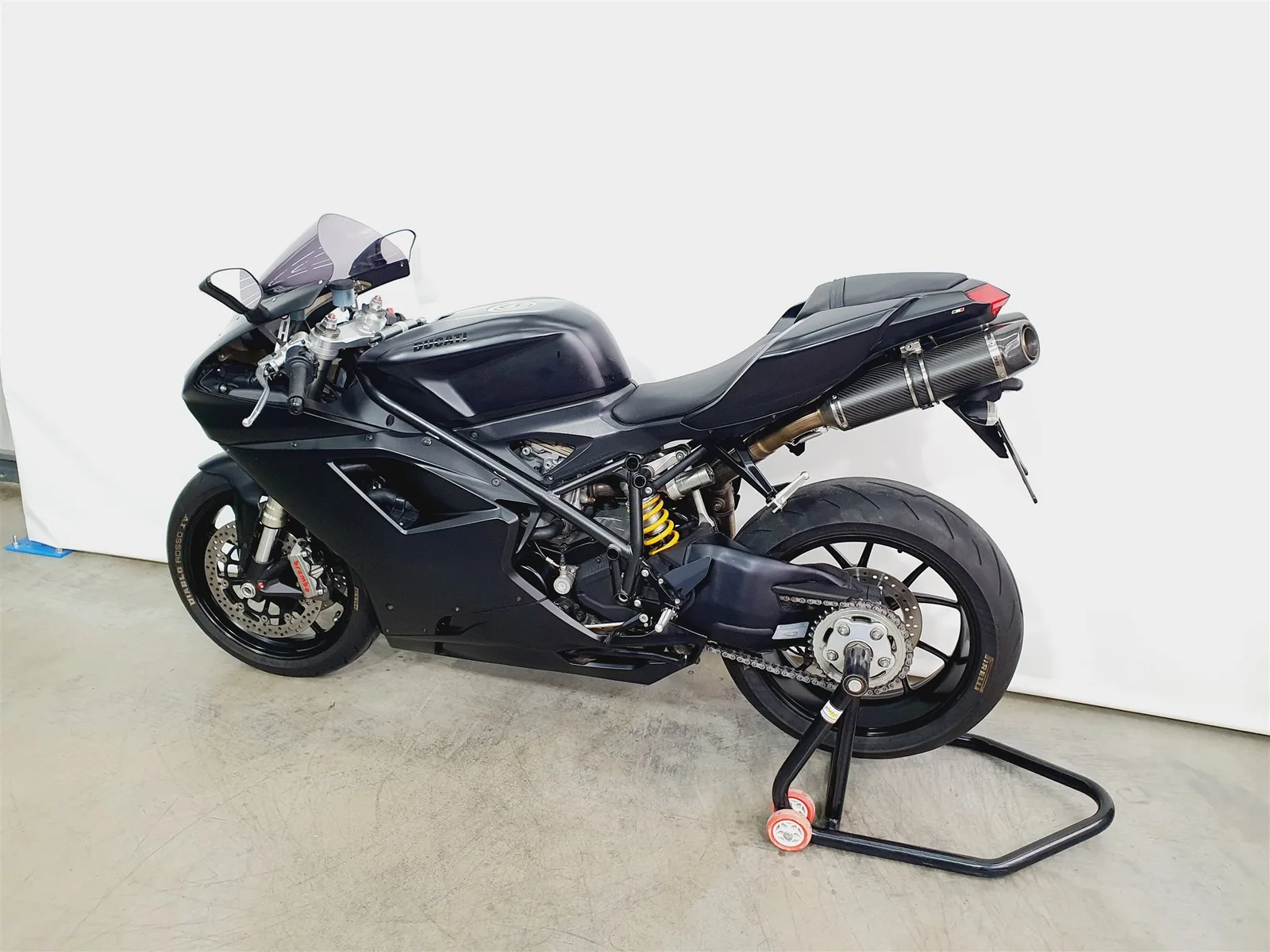 Ducati 848 EVO \*KD NEU\*Shark Sportauspuff\*Black\*Schwarz\*8339km\*