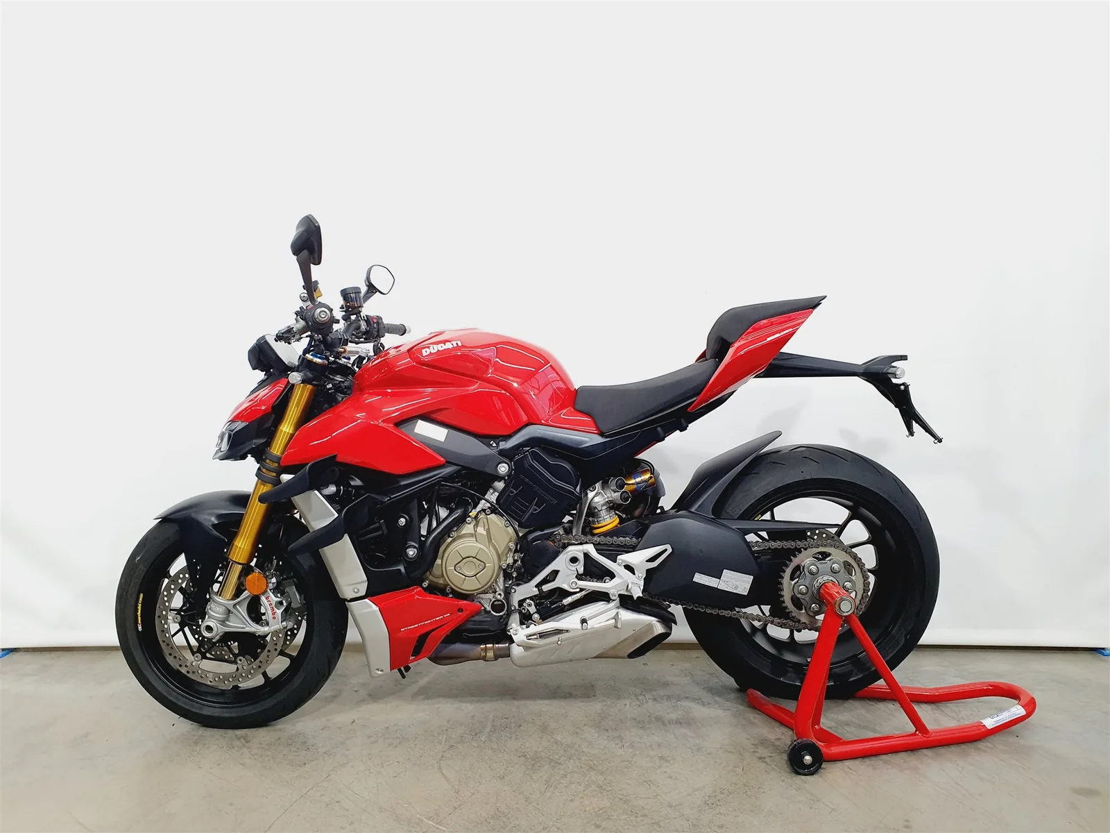 Ducati Streetfighter V4 S \*1.Hand\*Service NEU\*HU/AU NEU\*Öhlins\*1243km\*