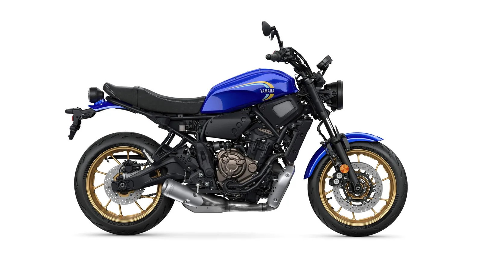Yamaha XSR700, MY 2024 - Historic Blue