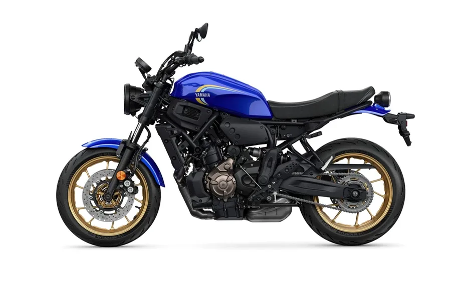 Yamaha XSR700, MY 2024 - Historic Blue