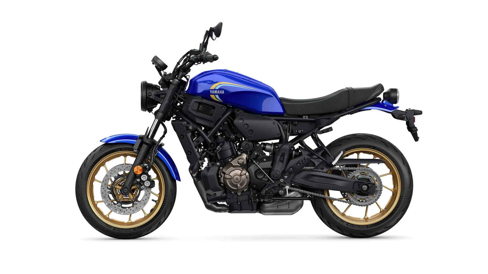 Yamaha XSR700, MY 2024 - Historic Blue
