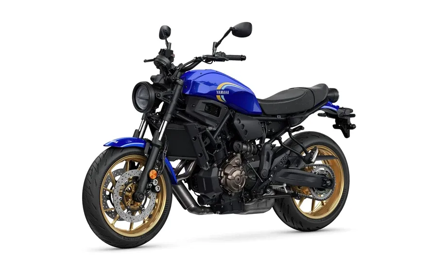 Yamaha XSR700, MY 2024 - Historic Blue