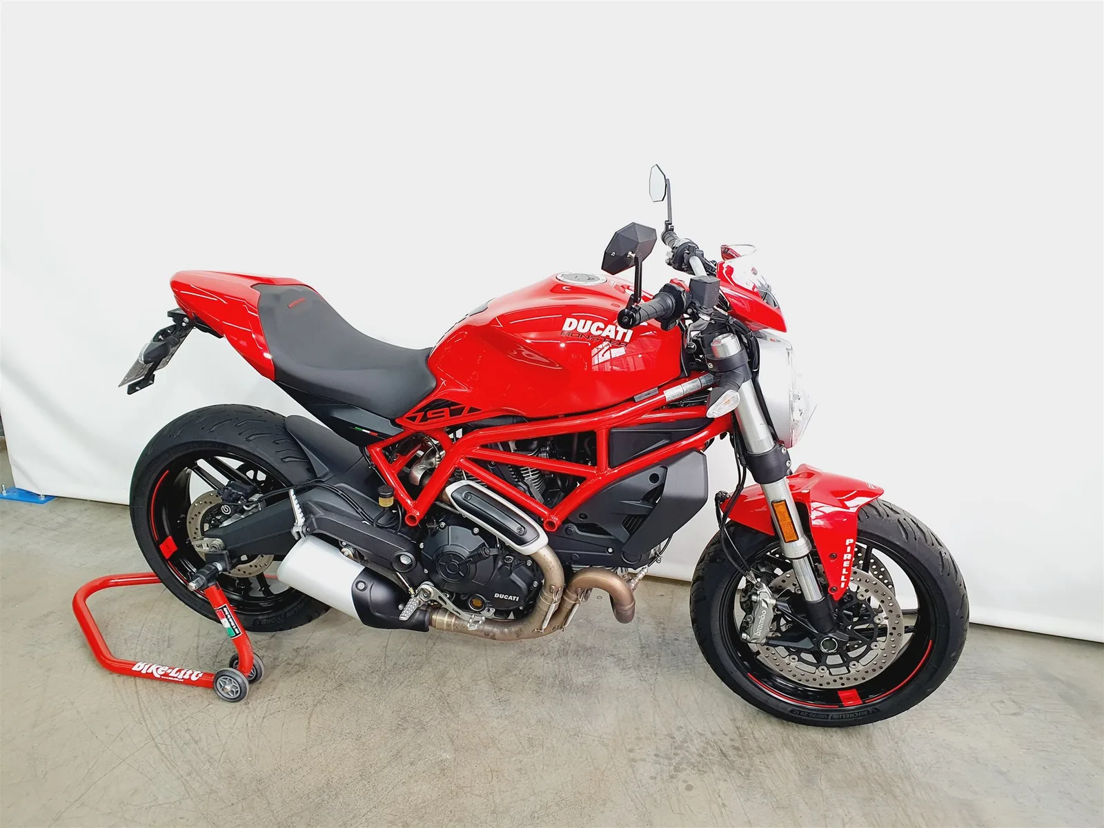 Ducati Monster 797 \*KD NEU mit ZR\*ABS\*A2\*35KW\*Carbon\*Drossel\*