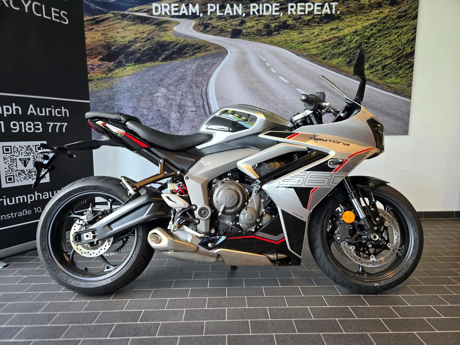 Triumph Daytona 660 Kostenloses A2 Drosselkit sichern