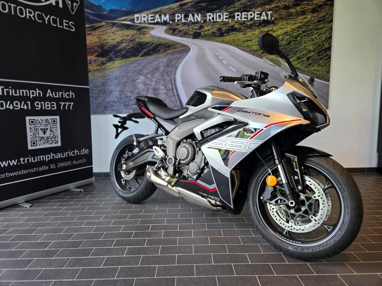 Triumph Daytona 660 Kostenloses A2 Drosselkit sichern