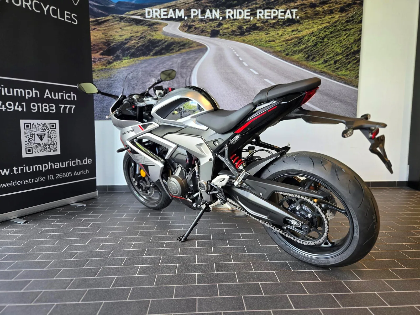 Triumph Daytona 660 Kostenloses A2 Drosselkit sichern