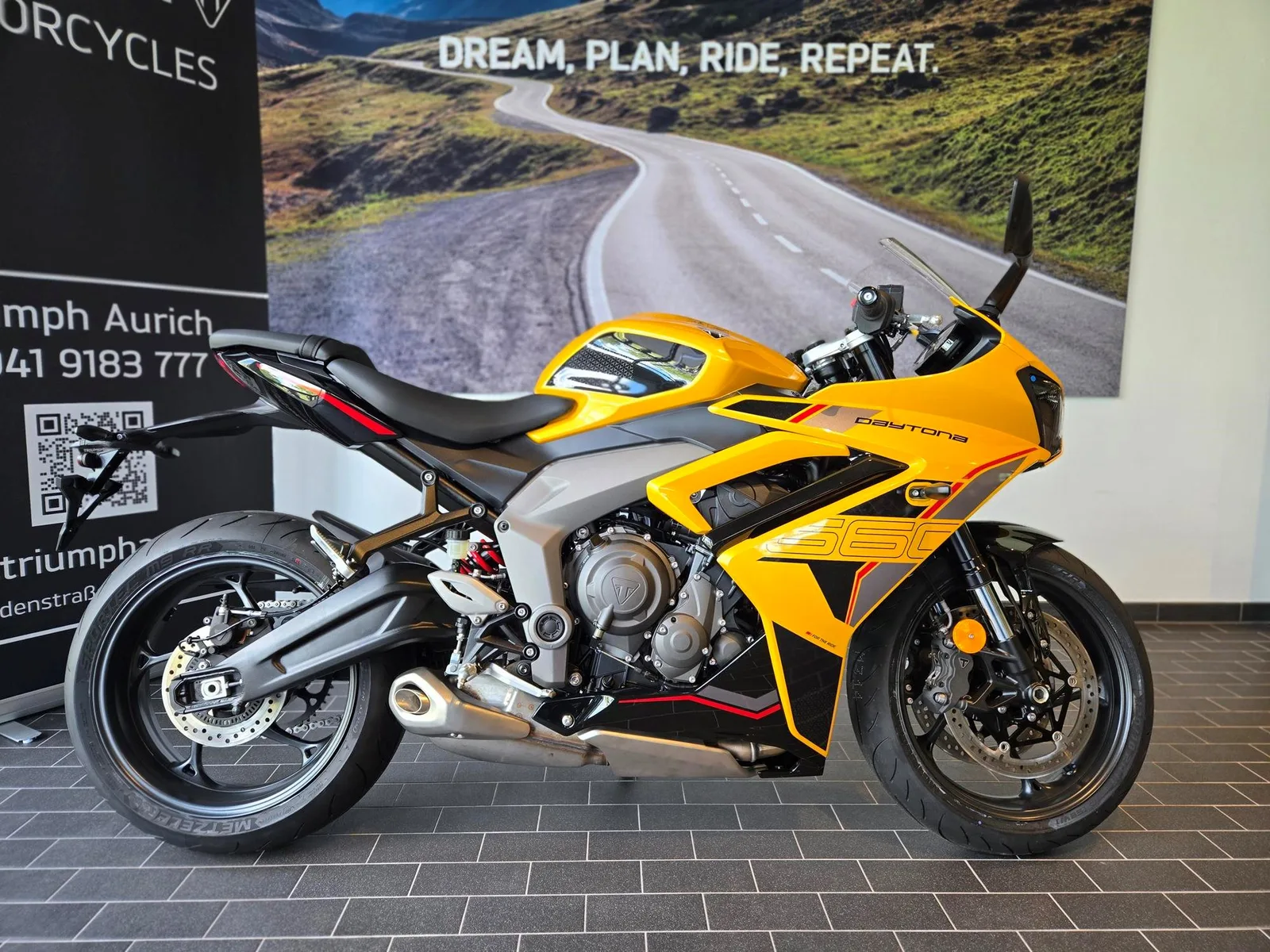 Triumph Daytona 660 Kostenloses A2 Drosselkit sichern