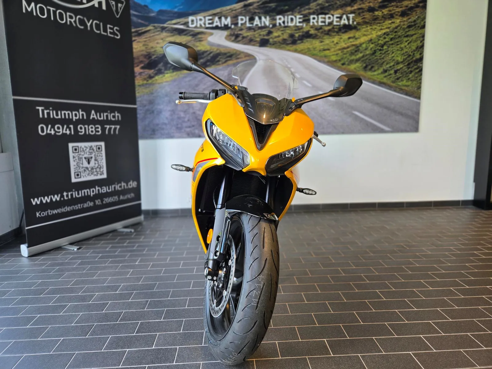 Triumph Daytona 660 Kostenloses A2 Drosselkit sichern