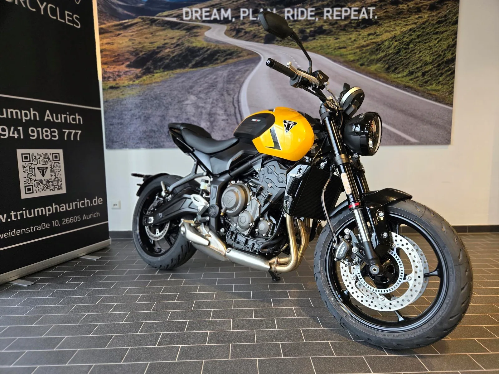 Triumph Trident 660 Kostenloses A2 Drosselkit sichern