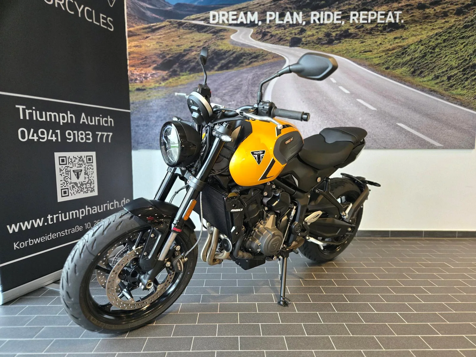 Triumph Trident 660 Kostenloses A2 Drosselkit sichern