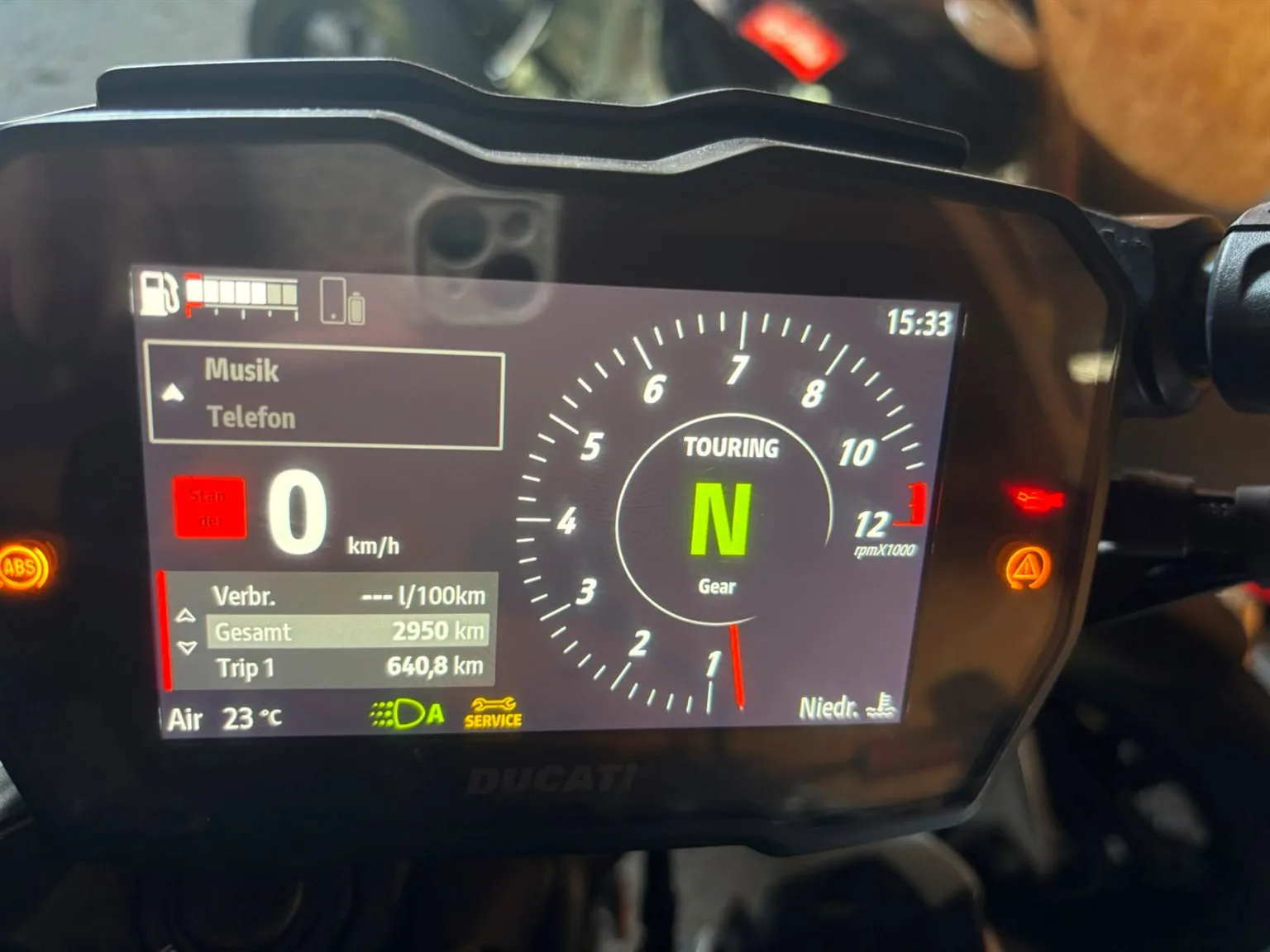 Ducati Diavel V4 geringe Laufleistung, im Kundenauftrag