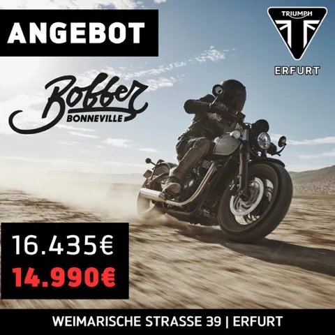 Triumph Bonneville Bobber Euro 5+