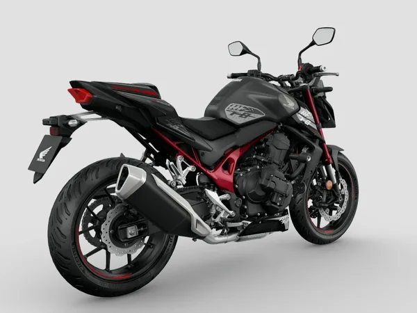 Honda CB750 Hornet E-Clutch Graphite Black mit Zubehör
