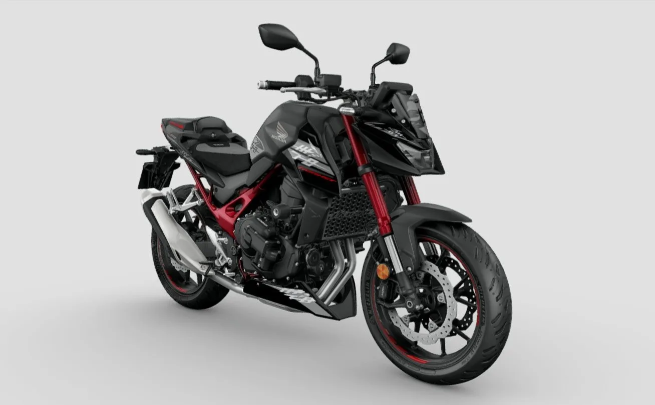 Honda CB750 Hornet E-Clutch Graphite Black mit Zubehör