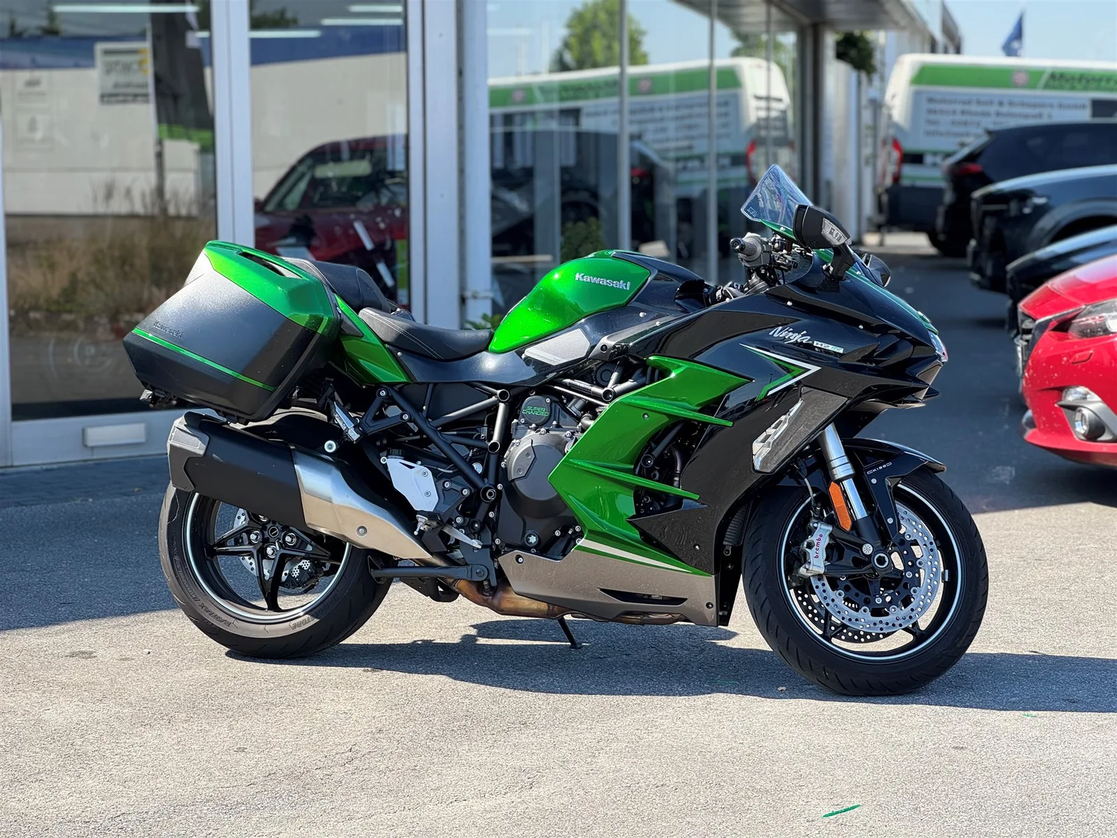 Kawasaki Ninja H2 SX SE Erst 1.380 KM I Seitenkoffer-Set I Wie neu