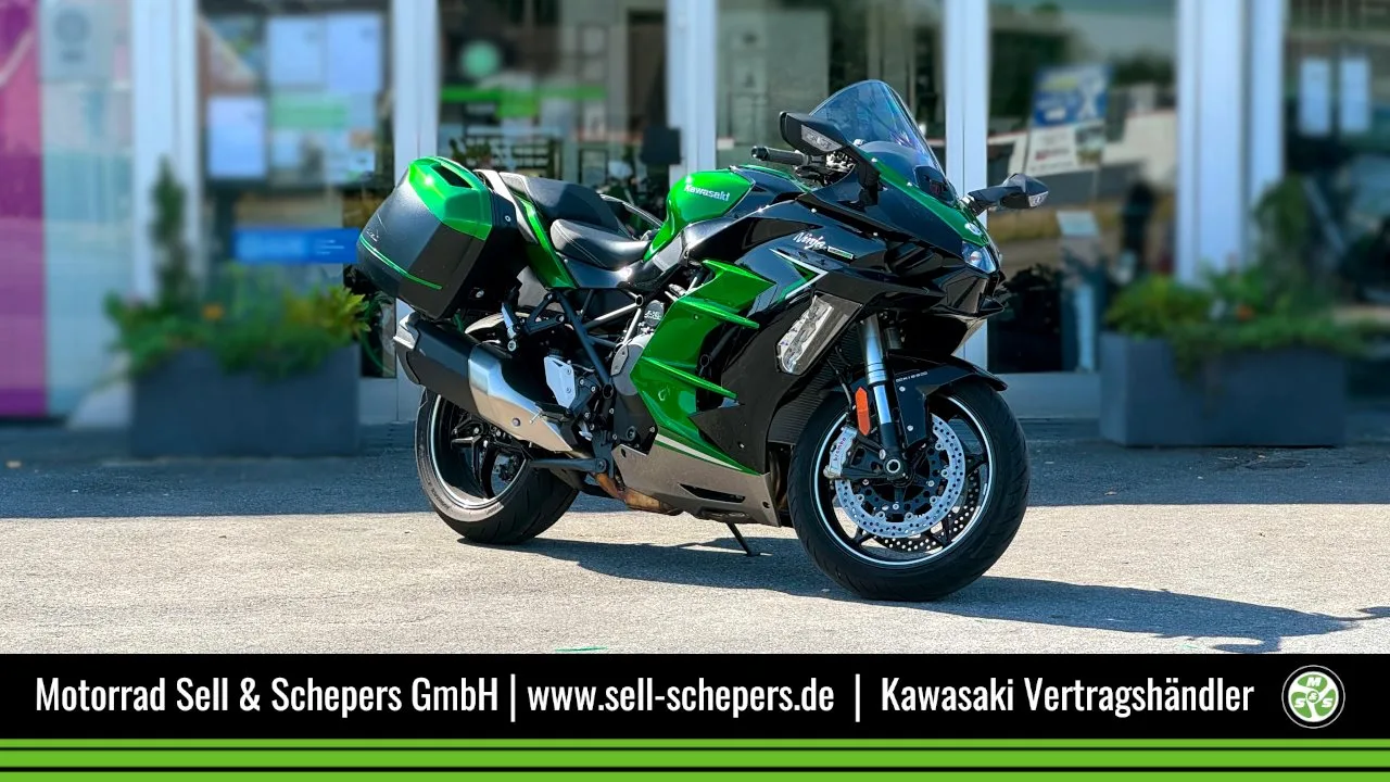 Kawasaki Ninja H2 SX SE Erst 1.380 KM I Seitenkoffer-Set I Wie neu