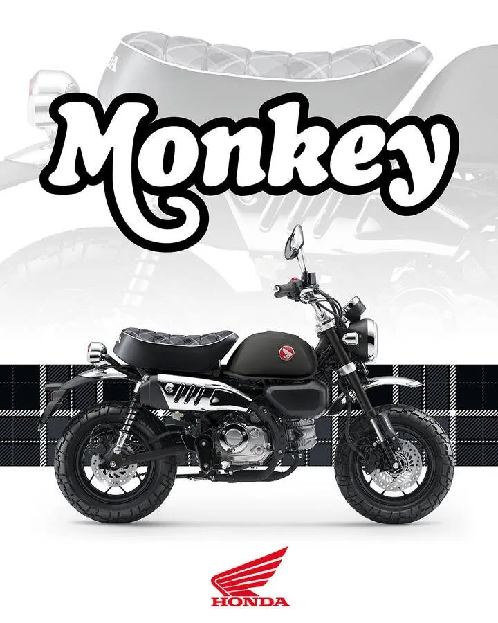 Honda Monkey 125 Matt Gunpowder Black