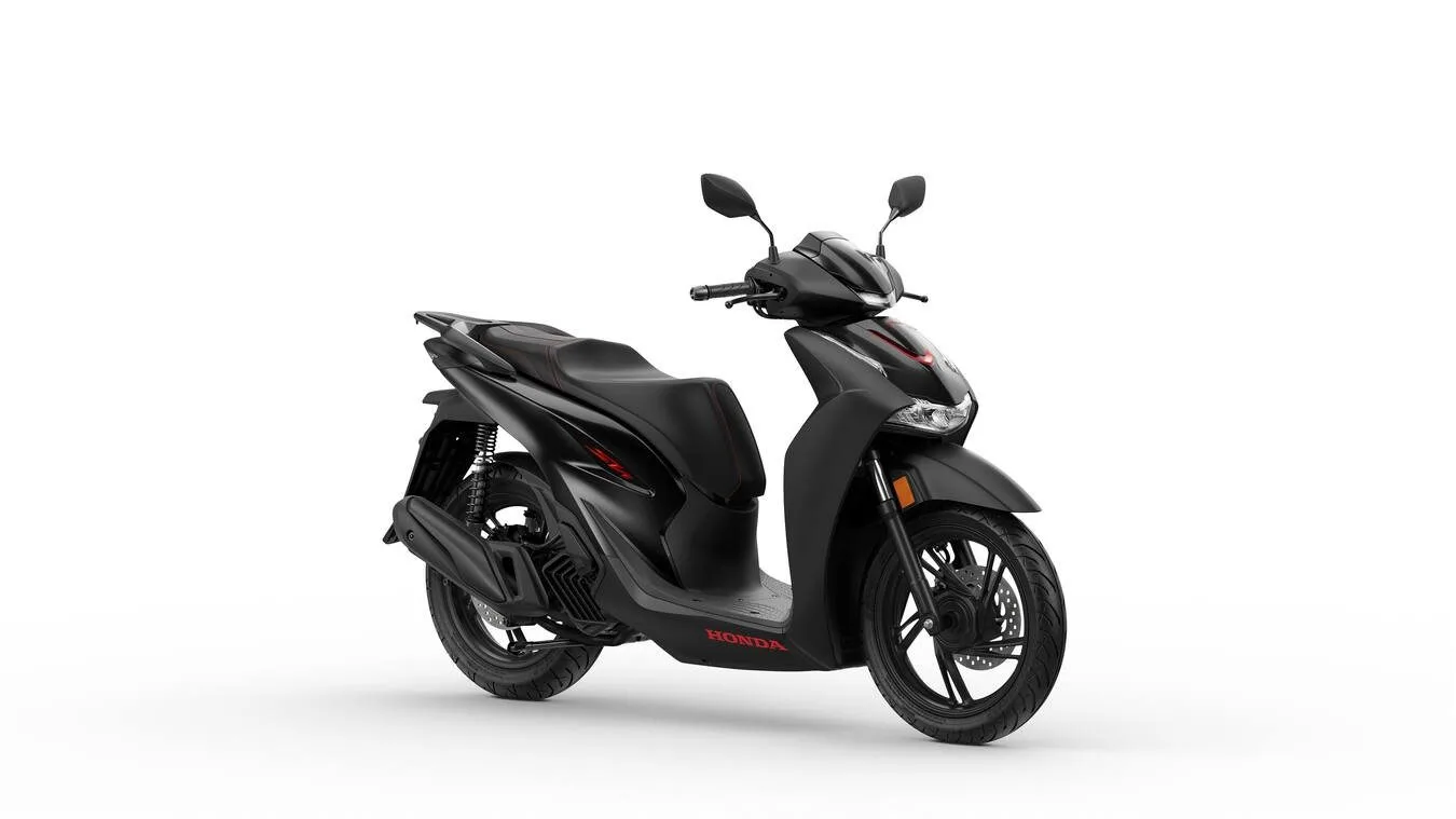 Honda SH125i Matt Coal Black Metallic