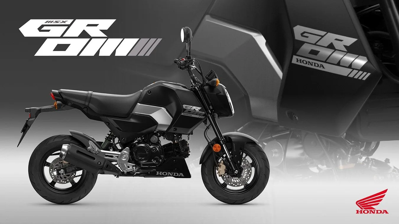 Honda MSX125 Grom Matt Gunpowder Black
