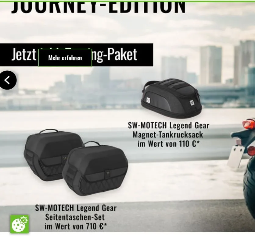 Kawasaki Eliminator 500 incl.Seitentaschen , Tankrucksack