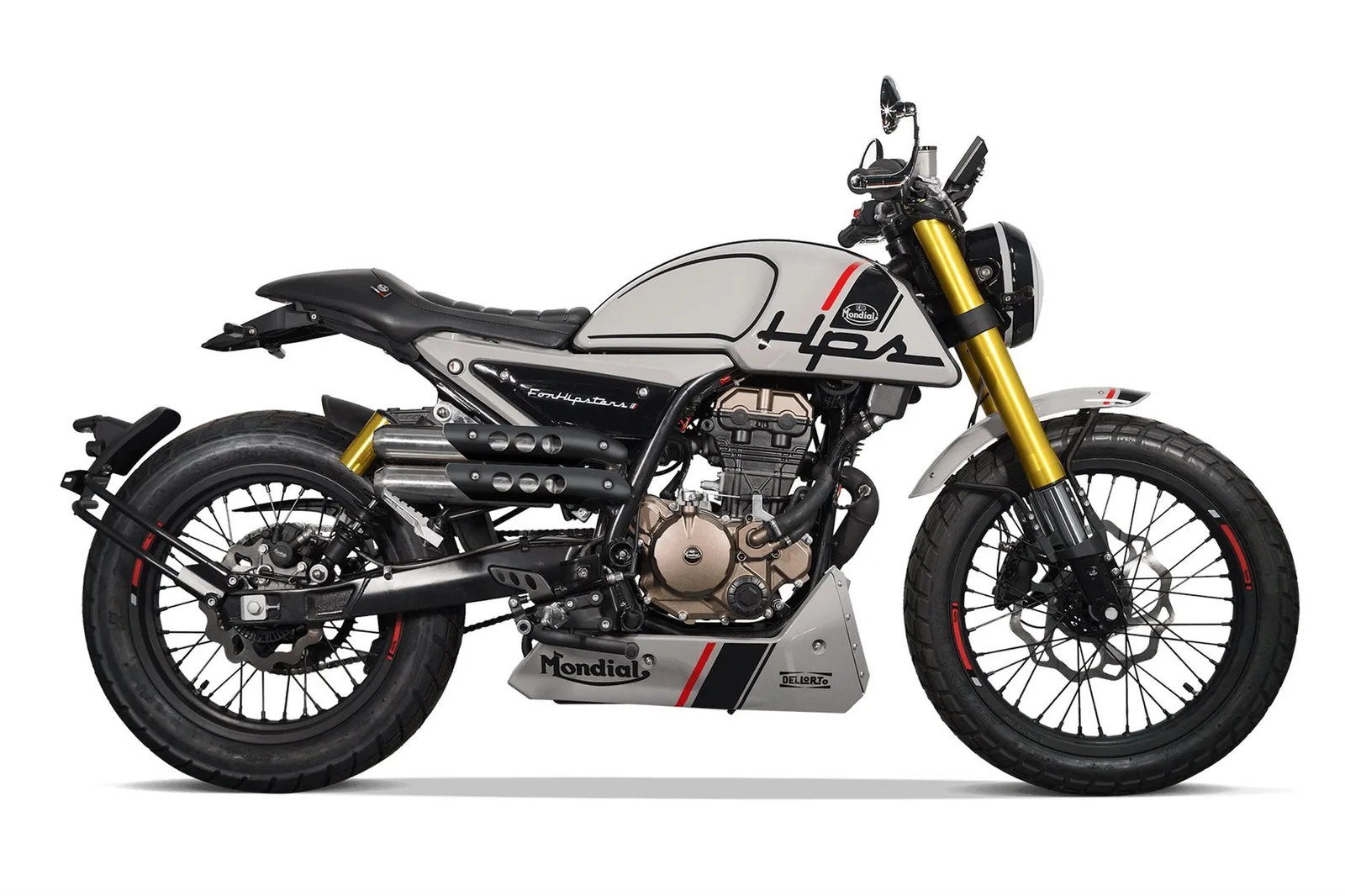 FB Mondial HPS 125i ABS LeoVince Auspuff