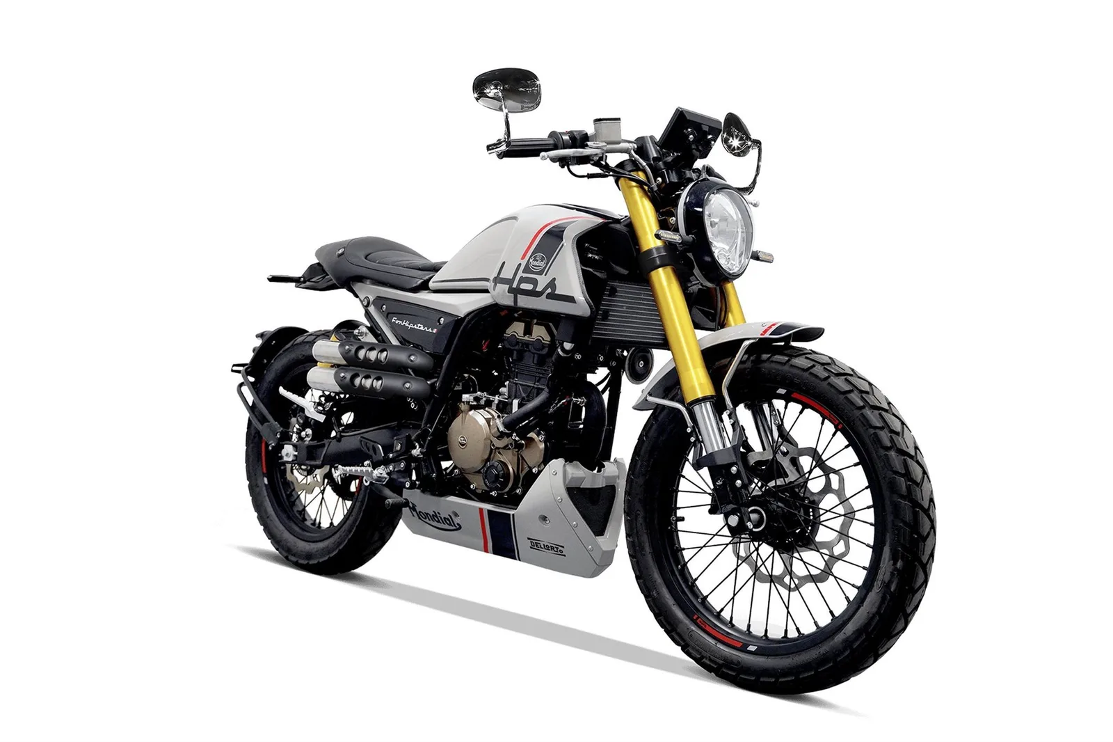 FB Mondial HPS 125i ABS LeoVince Auspuff