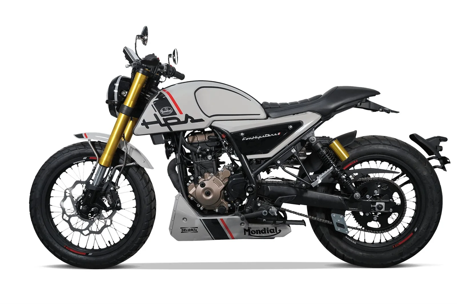FB Mondial HPS 125i ABS LeoVince Auspuff