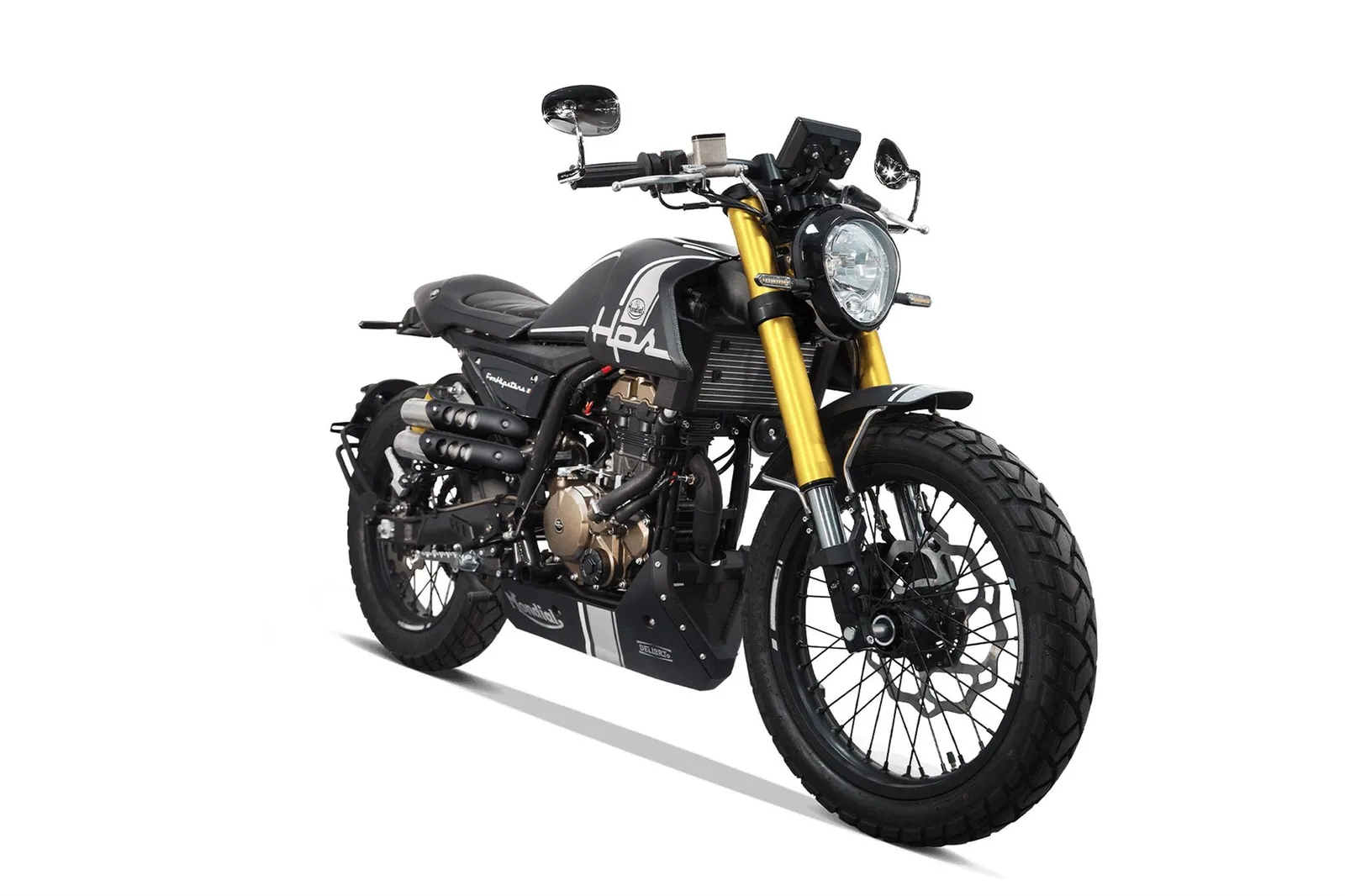 FB Mondial HPS 125i ABS LeoVince Auspuff