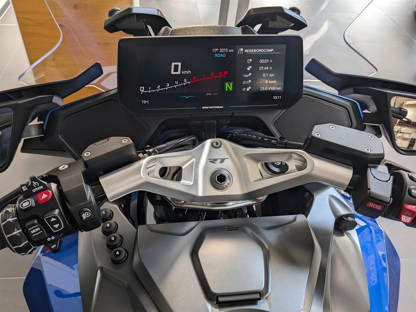 BMW R 1300 RT Windschild Komfort hoch