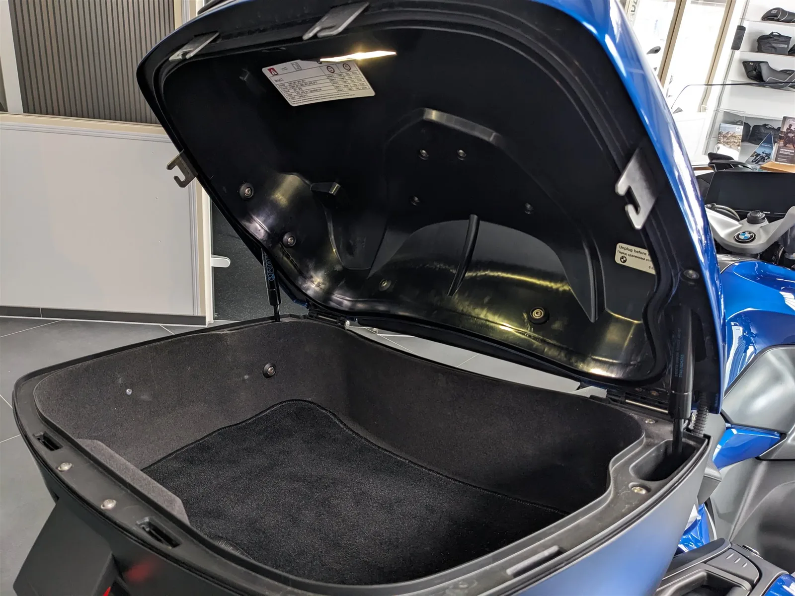 BMW R 1250 RT Audiosystem, Topcase