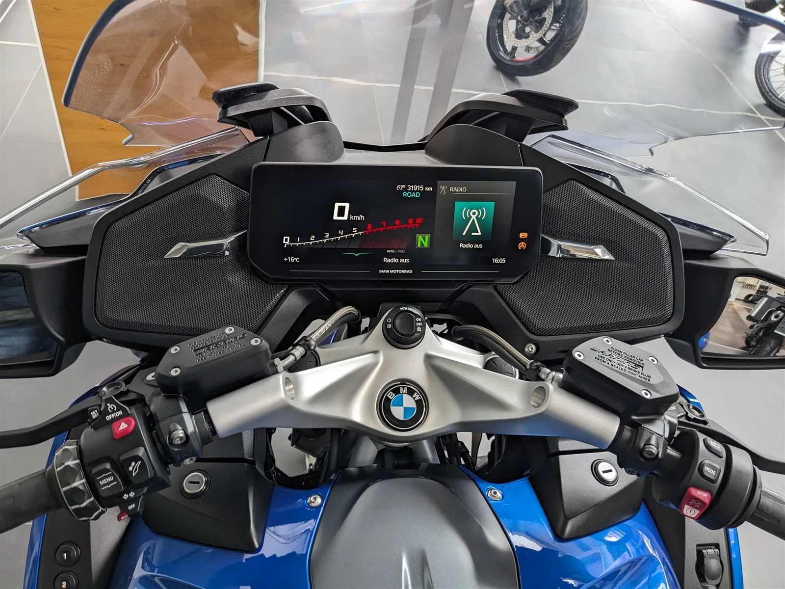 BMW R 1250 RT Audiosystem, Topcase