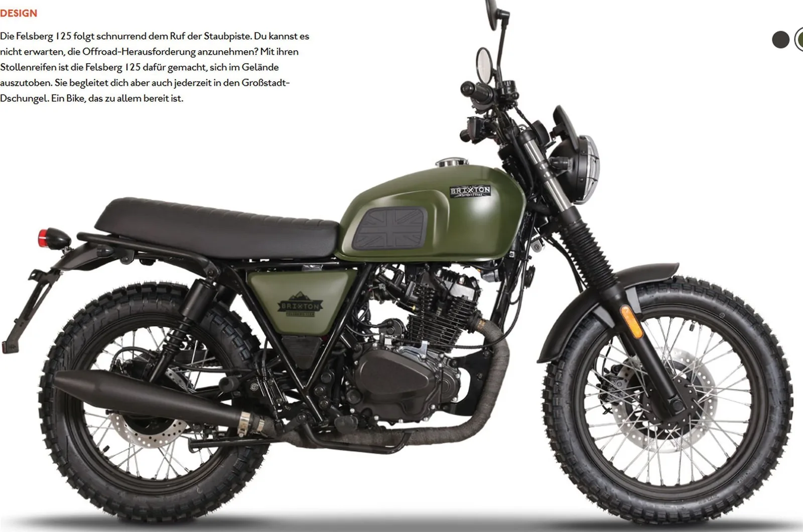Brixton Felsberg 125 ABS EU5 Timberwolf Grey