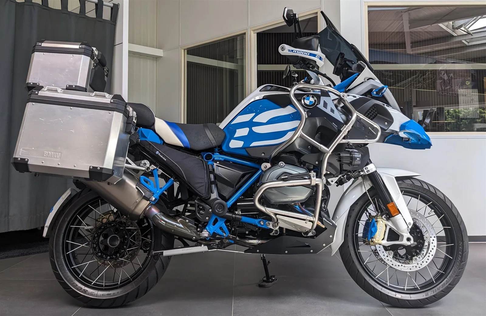 BMW R 1200 GS Adventure Akrapovic Koffer Topcase alle Pakete