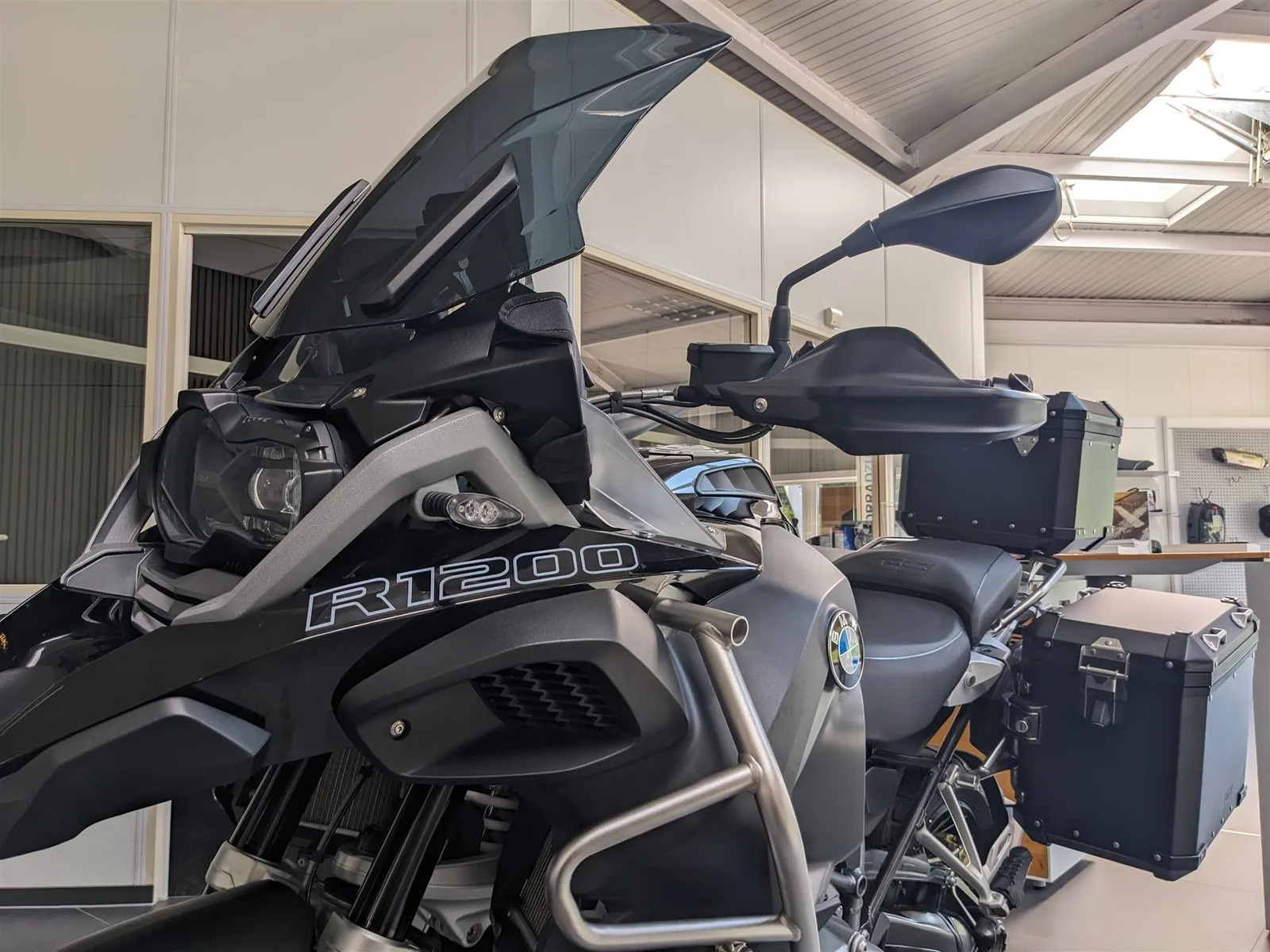 BMW R 1200 GS Adventure Triple Black Alu-Koffer Topcase 3 Pakete