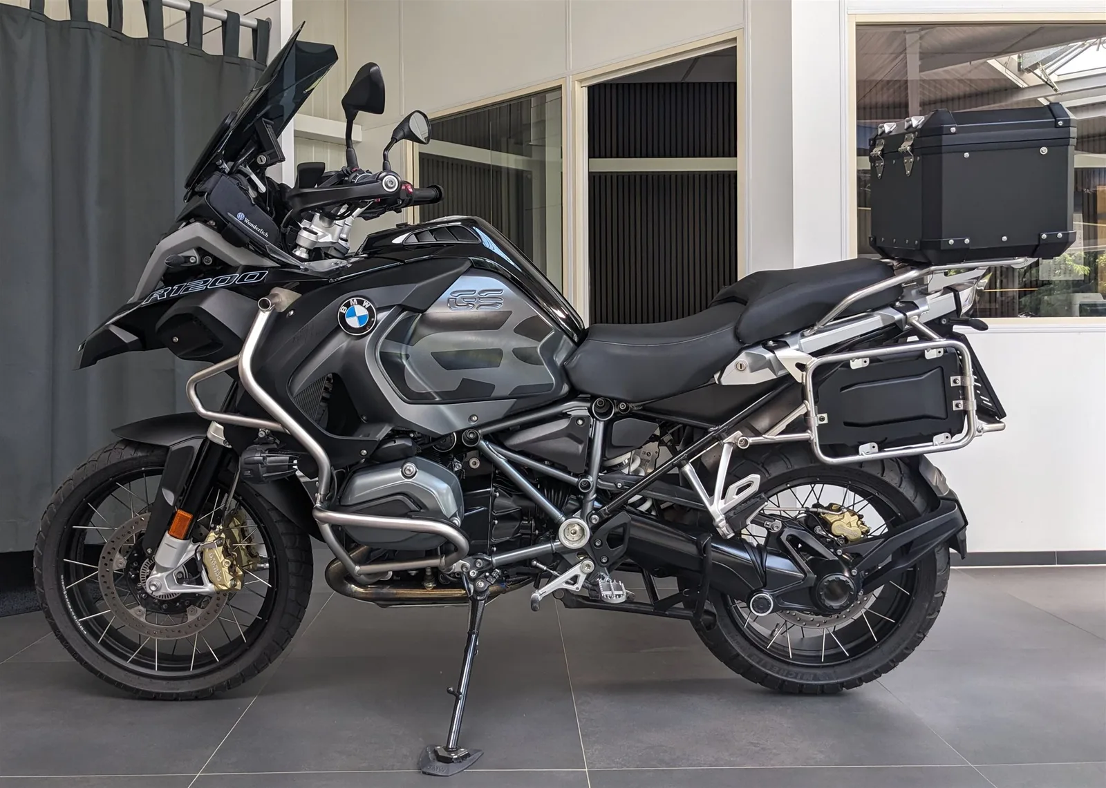 BMW R 1200 GS Adventure Triple Black Alu-Koffer Topcase 3 Pakete