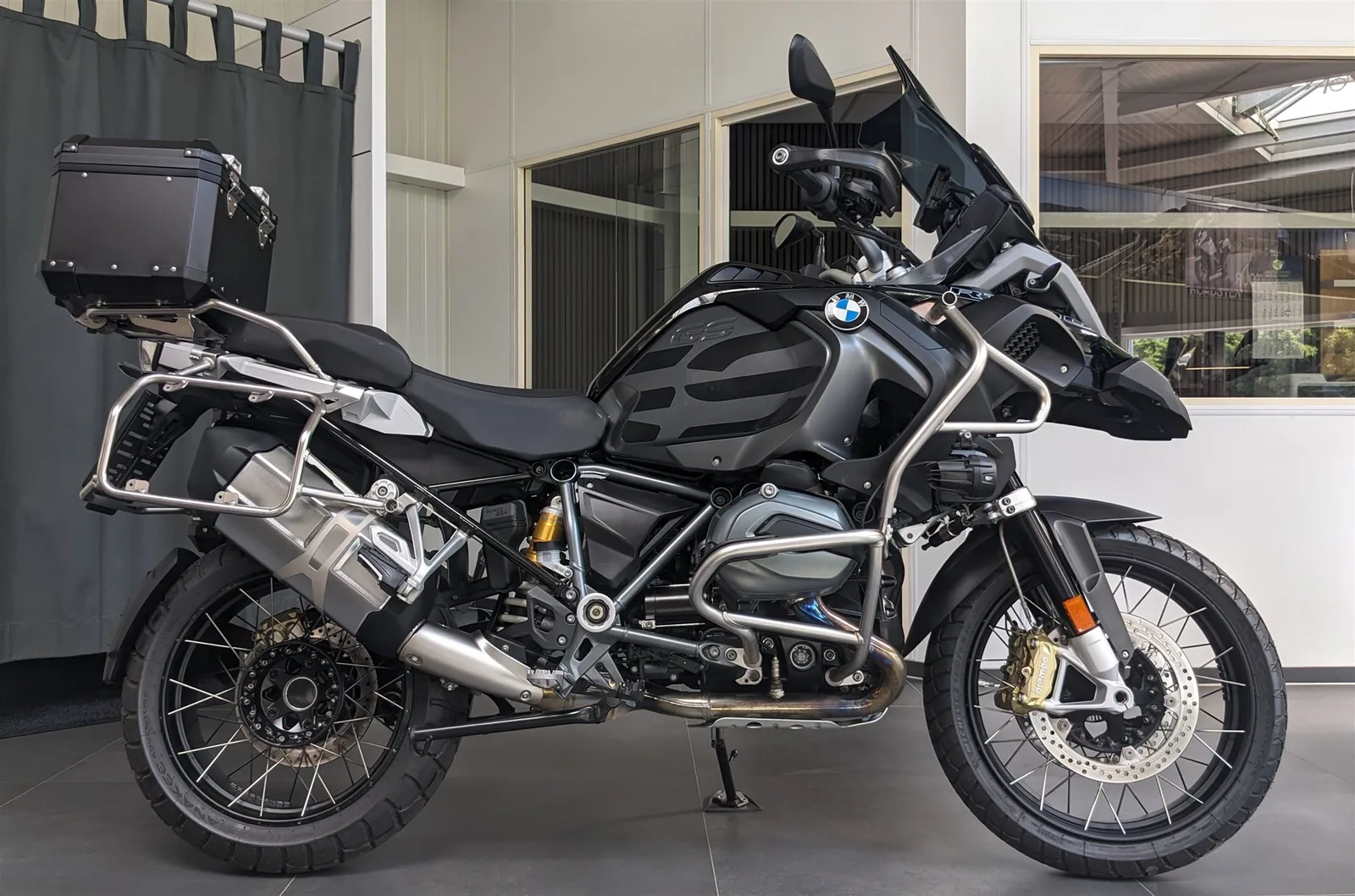 BMW R 1200 GS Adventure Triple Black Alu-Koffer Topcase 3 Pakete