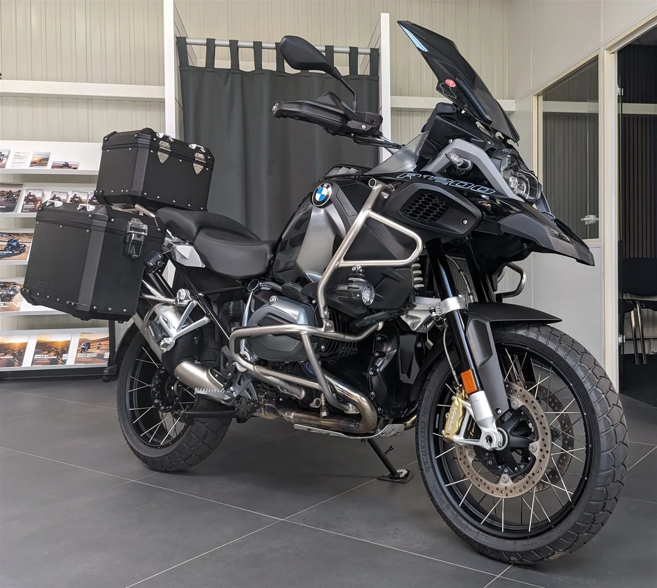 BMW R 1200 GS Adventure Triple Black Alu-Koffer Topcase 3 Pakete