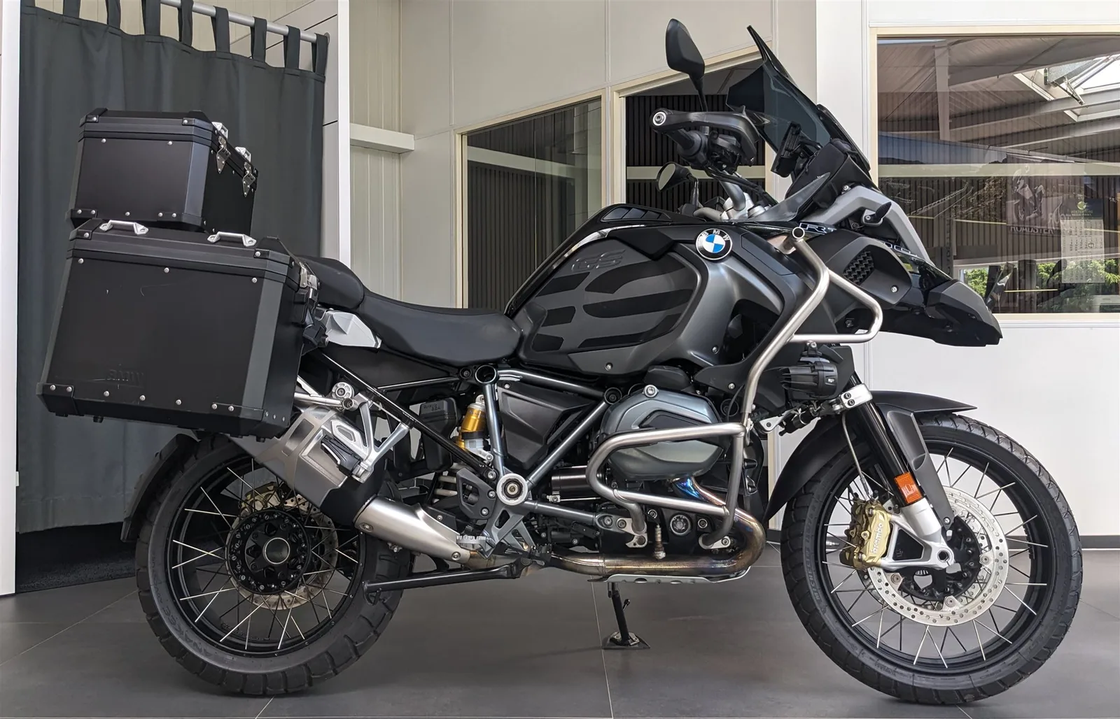 BMW R 1200 GS Adventure Triple Black Alu-Koffer Topcase 3 Pakete