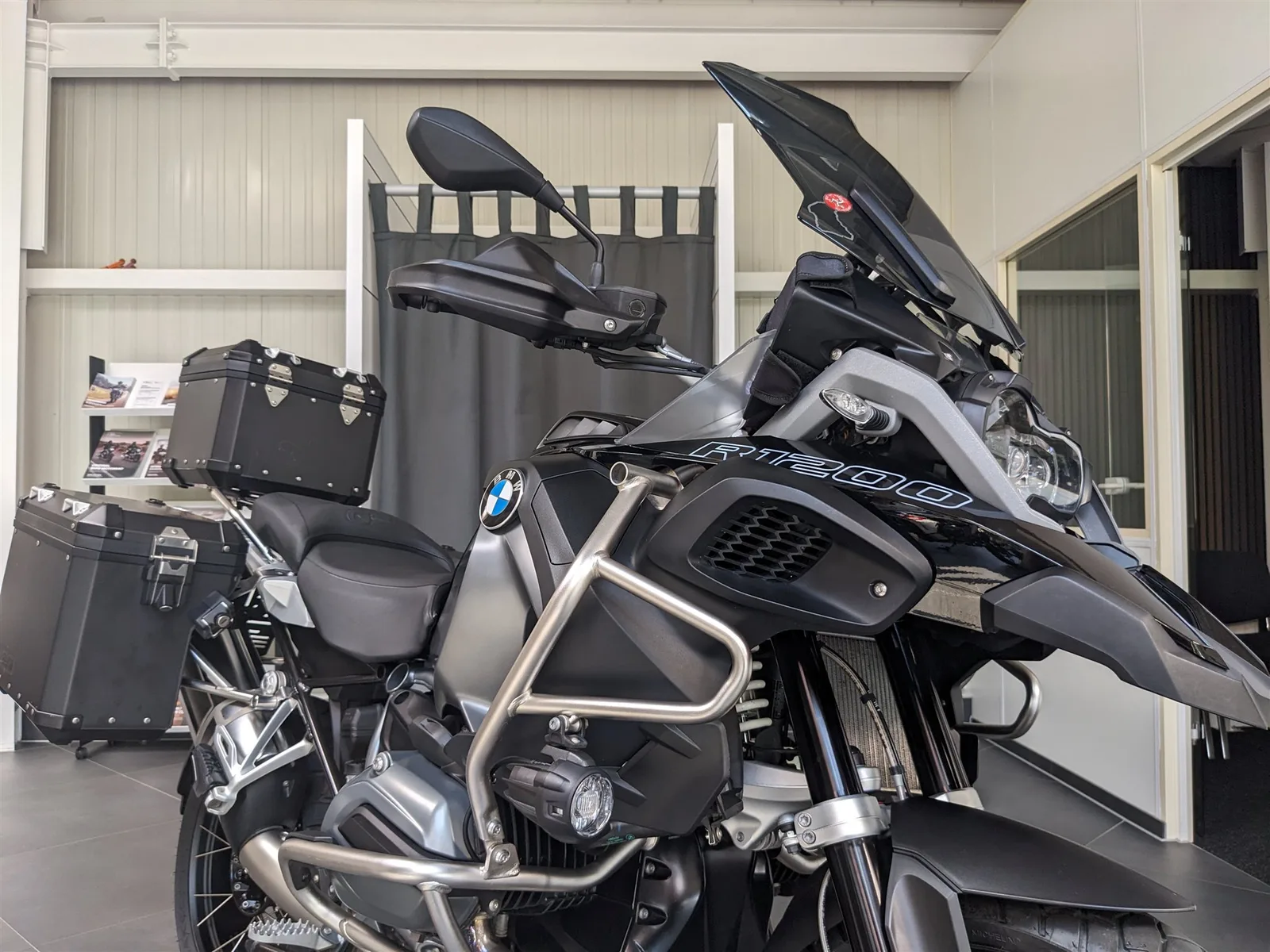 BMW R 1200 GS Adventure Triple Black Alu-Koffer Topcase 3 Pakete