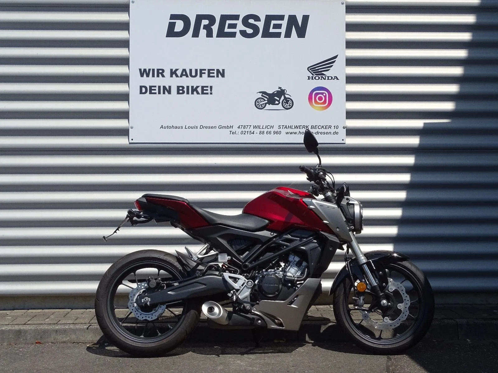 Honda CB125R ABS Kurzer Kennzeichenhalter