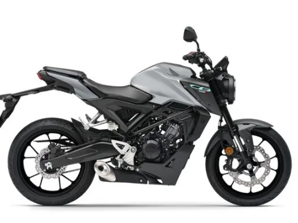 Honda CB125R Blue, Silver