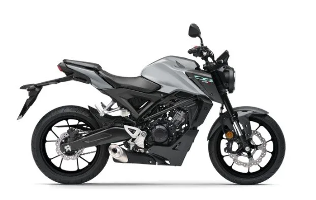 Honda CB125R Blue, Silver