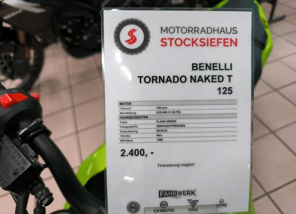 Benelli TnT 125
