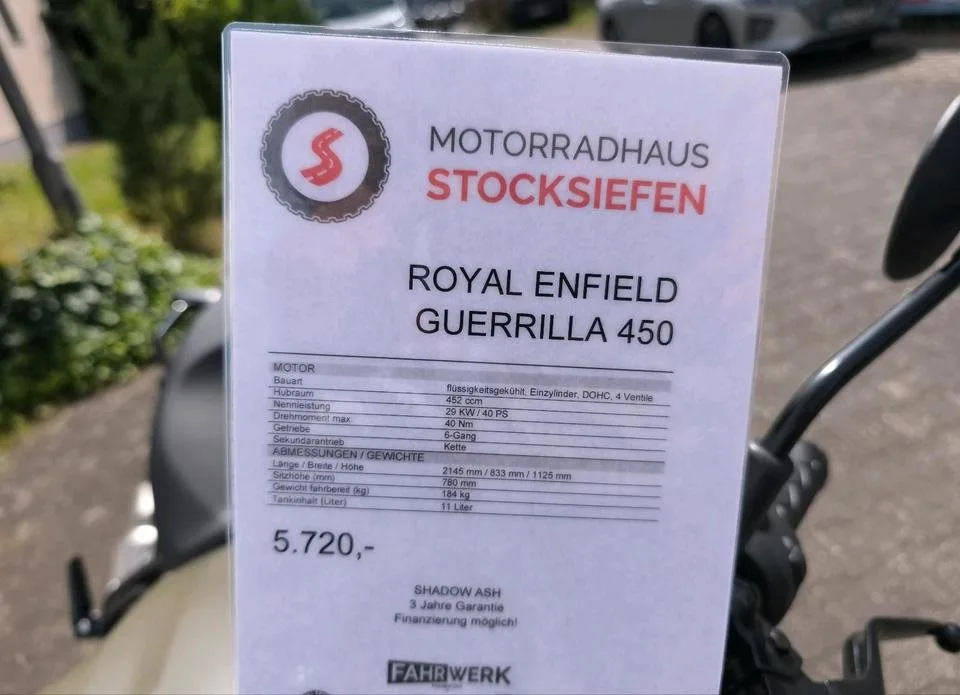 Royal Enfield Guerrilla 450