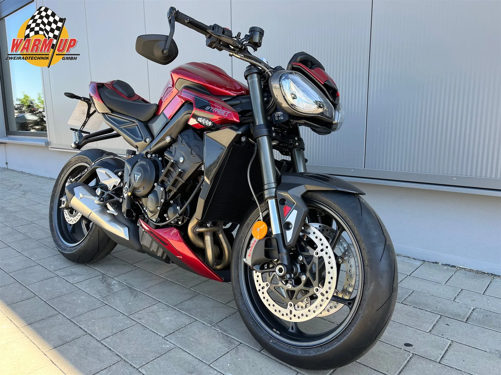 Triumph Street Triple 765 RS inkl. kurzer Kennzeichenhalter + Bremsenbelüftung
