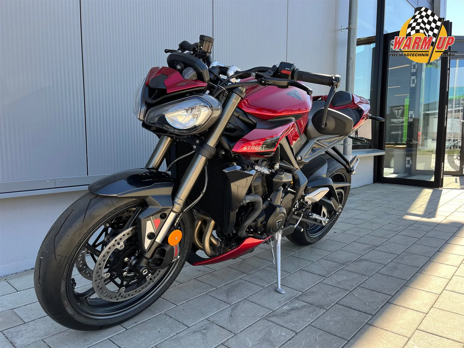 Triumph Street Triple 765 RS inkl. kurzer Kennzeichenhalter + Bremsenbelüftung