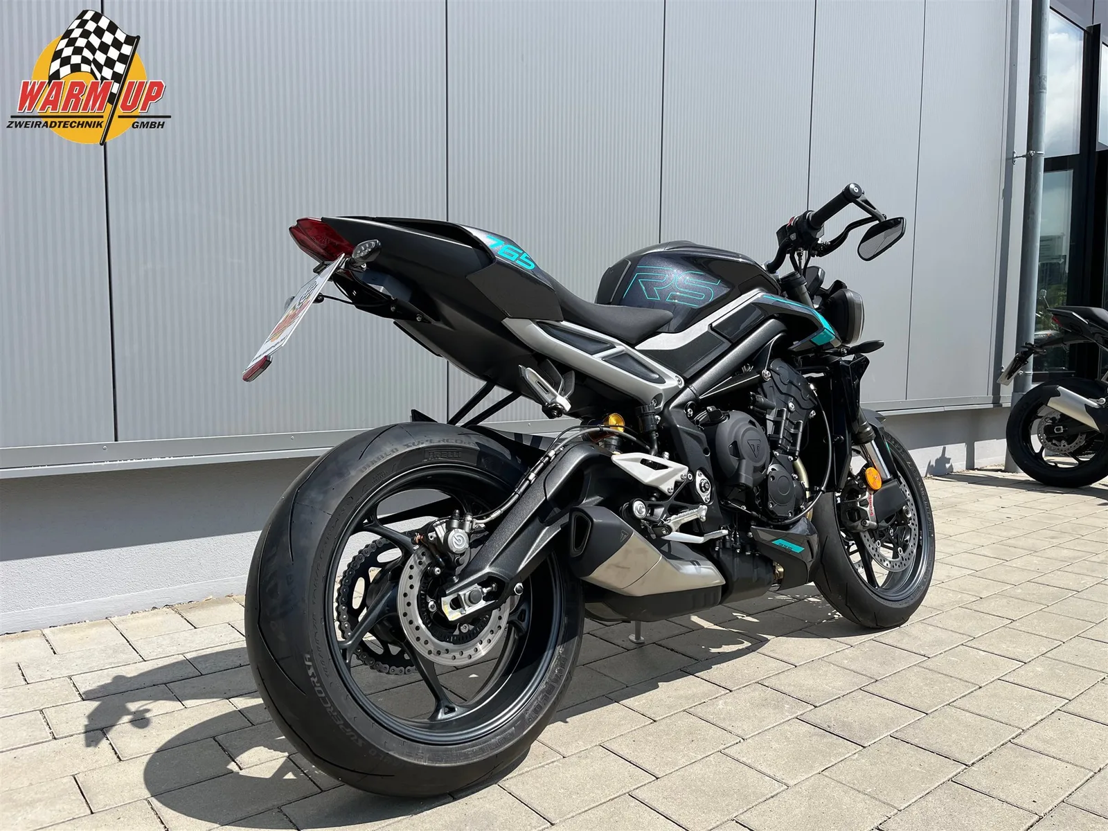 Triumph Street Triple 765 RS inkl. kurzer Kennzeichenhalter + Bremsenbelüftung