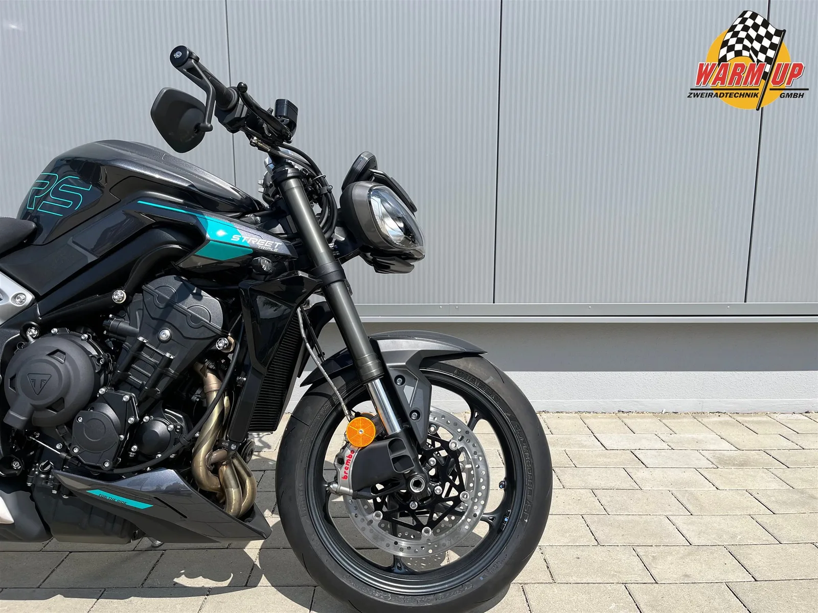 Triumph Street Triple 765 RS inkl. kurzer Kennzeichenhalter + Bremsenbelüftung
