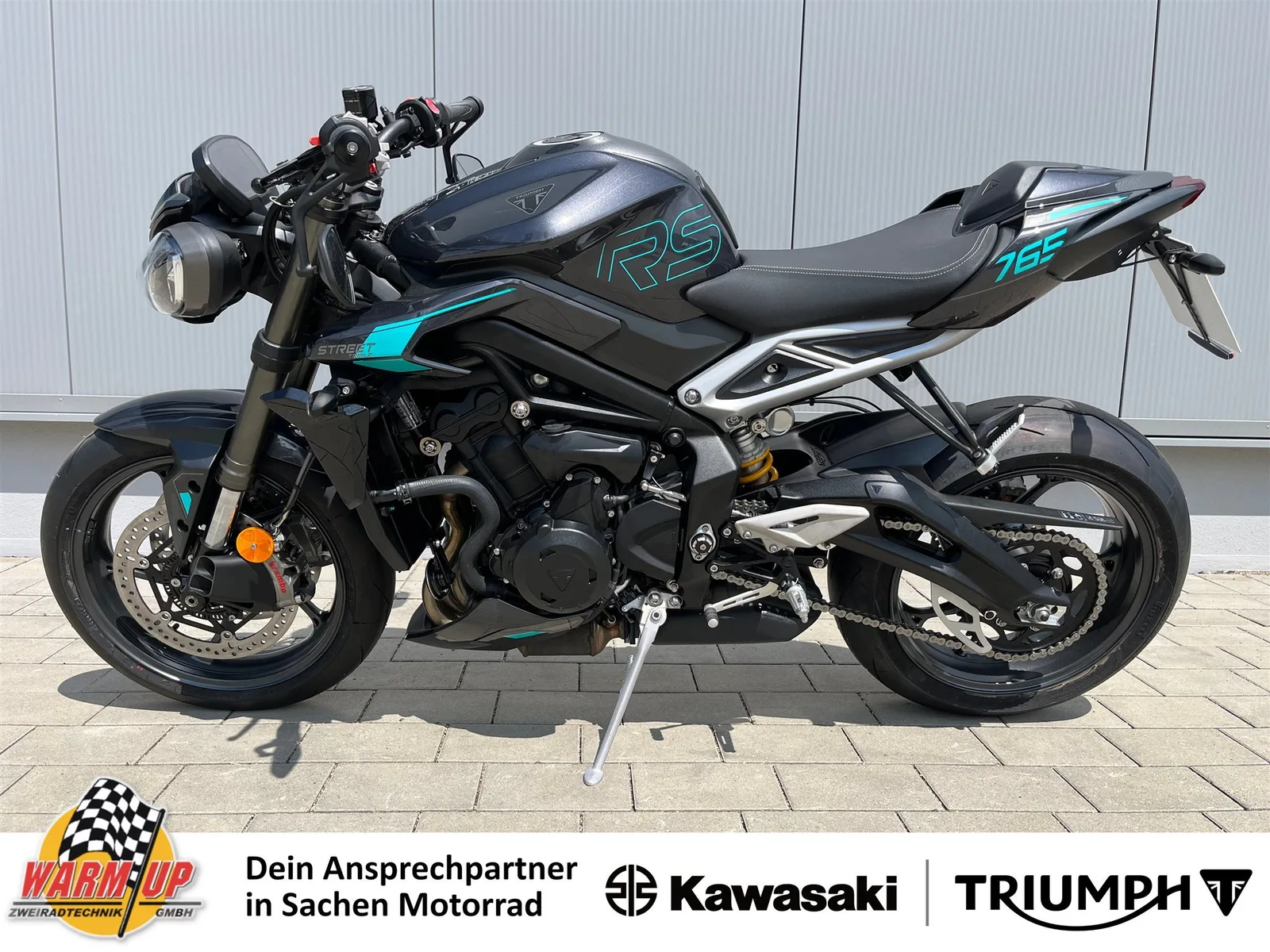 Triumph Street Triple 765 RS inkl. kurzer Kennzeichenhalter + Bremsenbelüftung